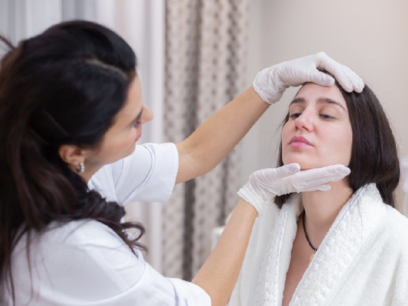 adult acne woman skin" or "acne skincare dermatologist